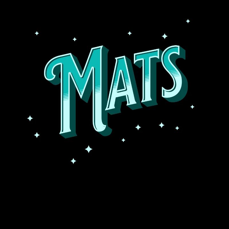 Mat's name personalized