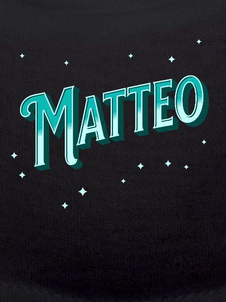 Matteo name personalized