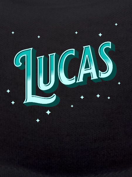Lucas' name personalized