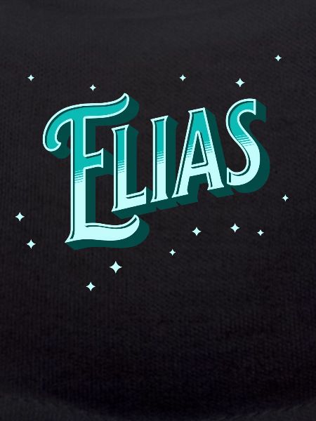 Elijah's name personalized