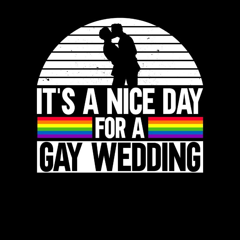 Es ist ein schöner Tag für eine schwule Hochzeit