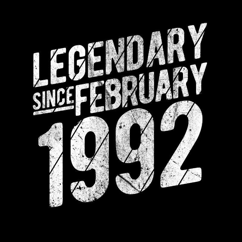 30th Birthday Gift Legendary Since February 1992 3