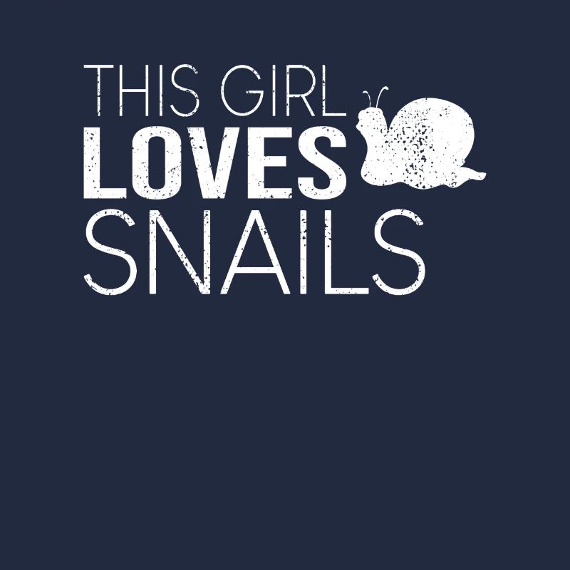 Mädchen Schnecke Spruch