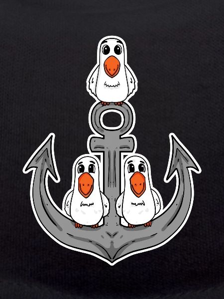 Möwen Möwe Anker