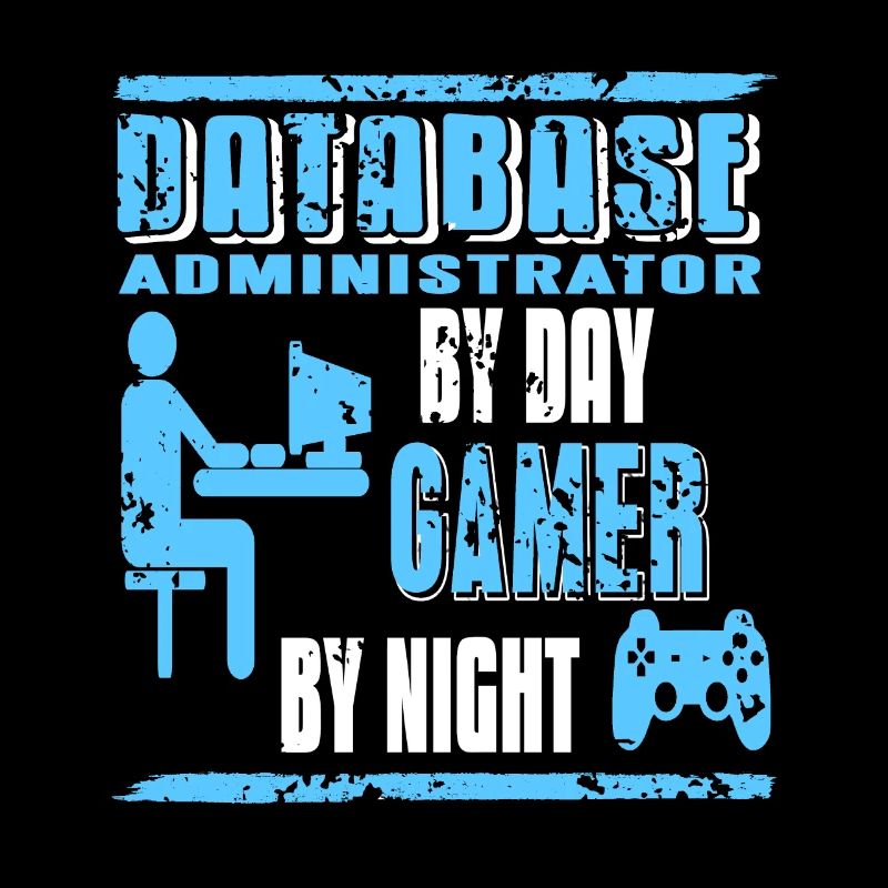 Database Administrator By Day Gamer By Night Retro