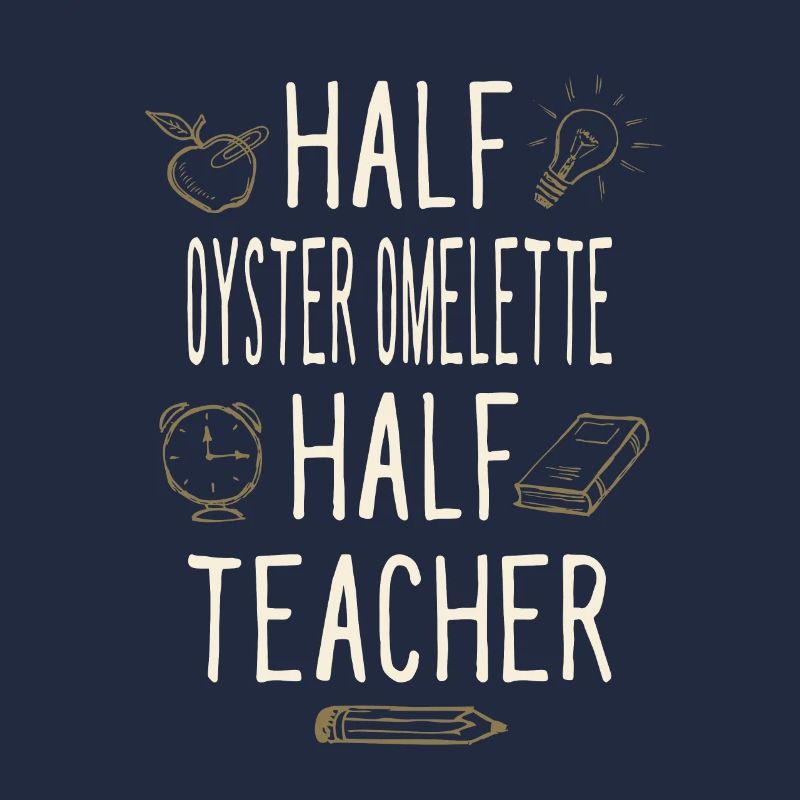 Moitié Huître Omelette Moitié Professeur Drôle Professeur