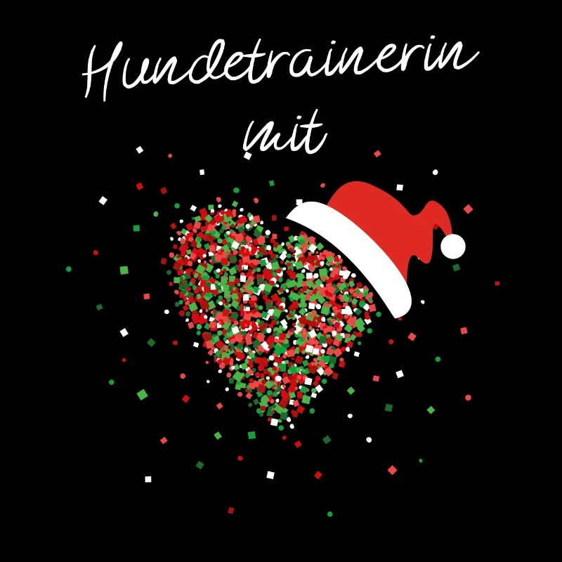 Hundetrainerin mit Herz Hunde Weihnachtsgeschenk