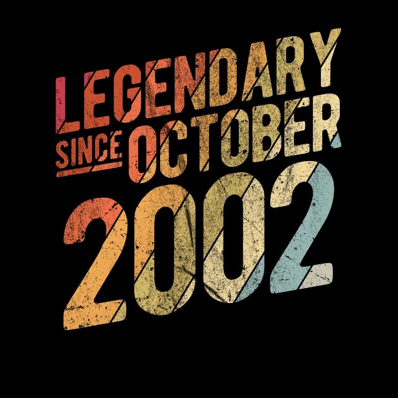 20th Birthday Gift Legendary Since October 2002 20