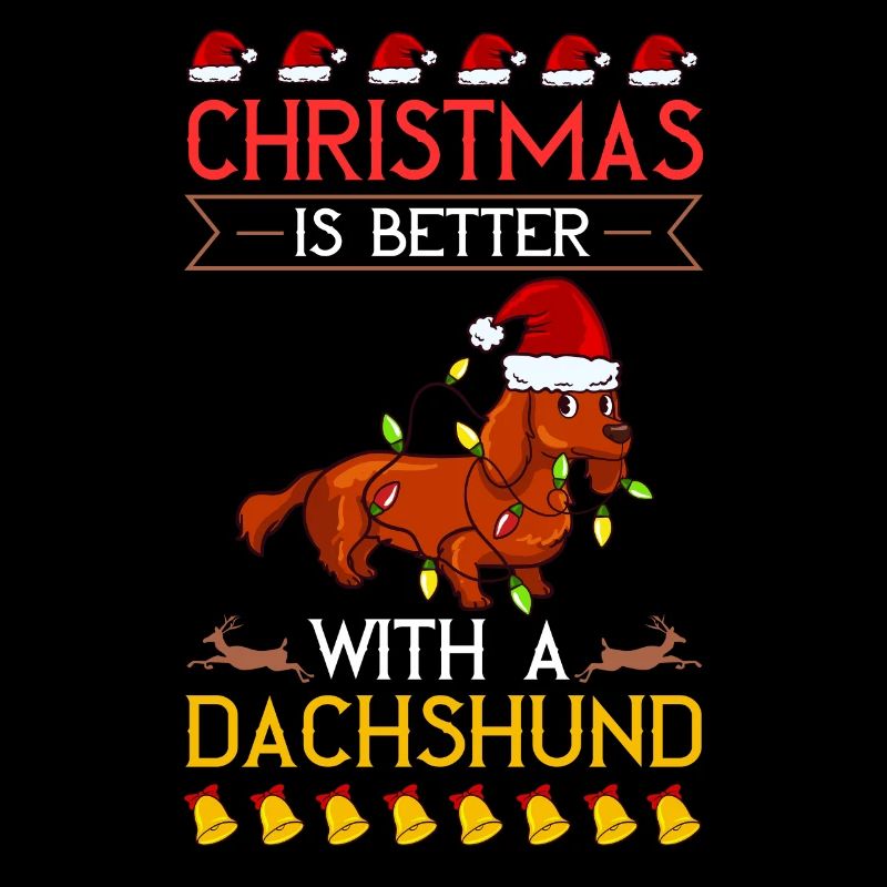 Doxie Teckel Teckel Chien Noël