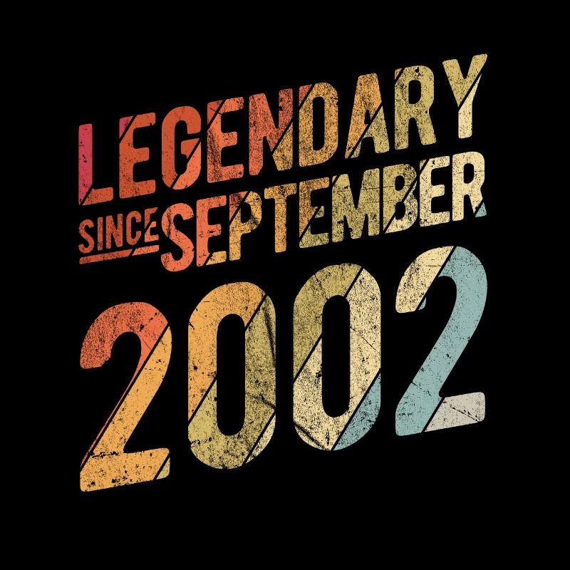 20th Birthday Gift Legendary Since September 2002