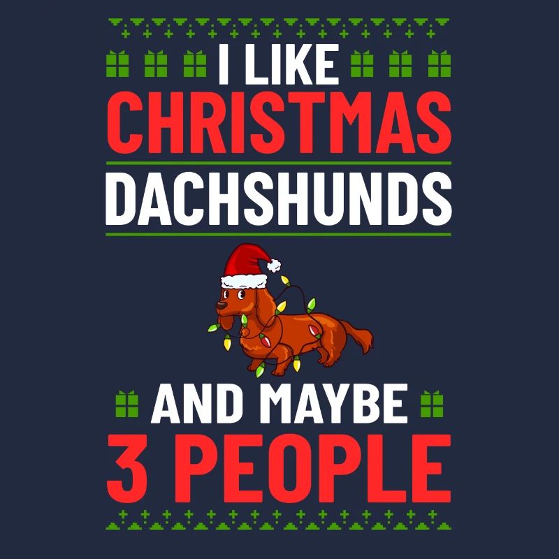 Doxie Teckel Teckel Chien Noël