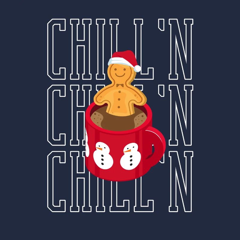 Chill'n Gingerbread Man Cookie Hot Chocolate