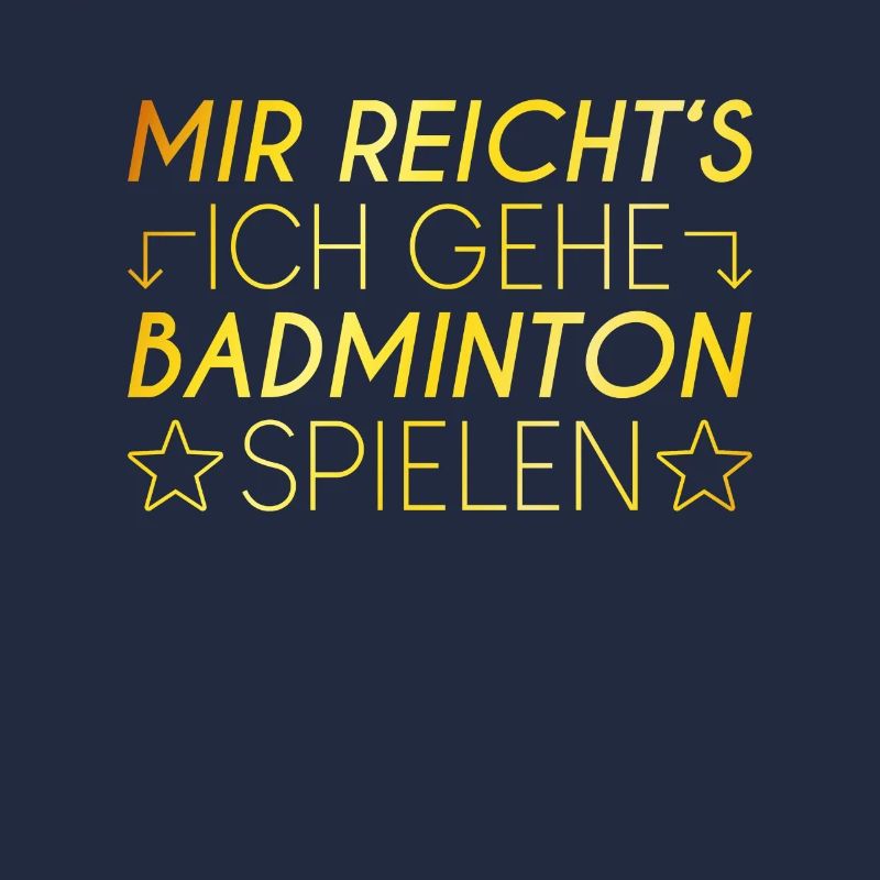 Badminton Spruch