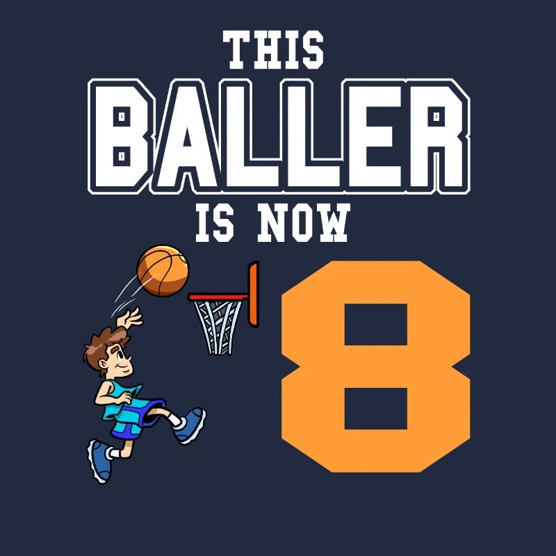 Basketteur Ce Baller a maintenant 8 ans