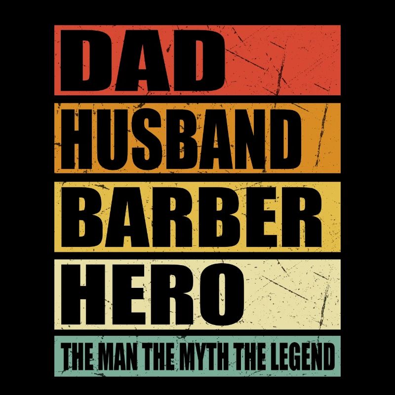 Vater Ehemann Friseur Held
