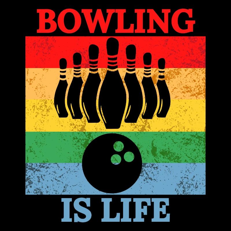 bowling is life t-shirt