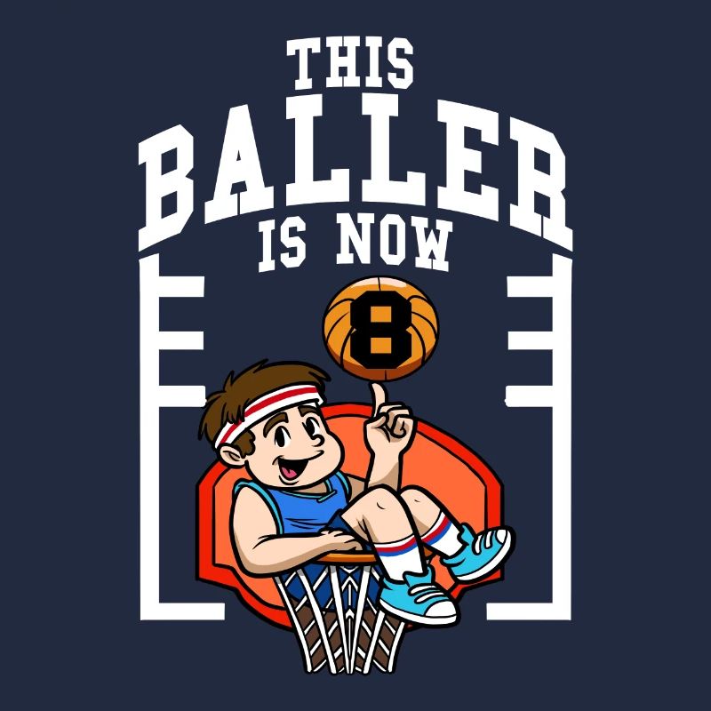 Basketteur Ce Baller a maintenant 8 ans
