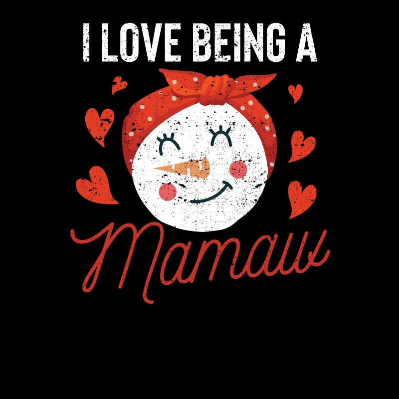 Ich liebe es, eine Mama zu sein Schneemann