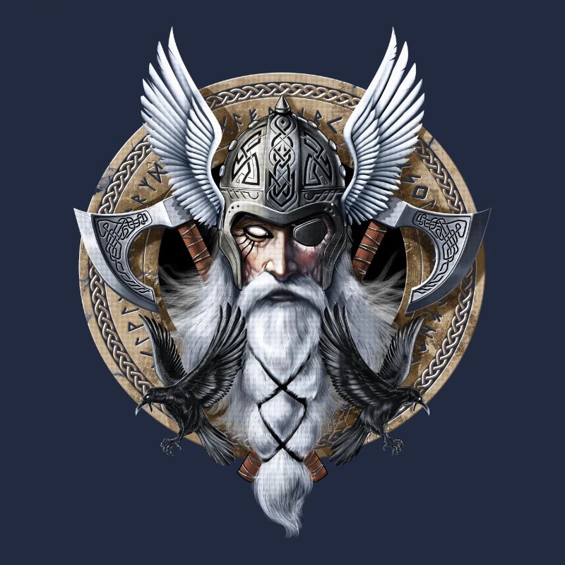 Wikingerkrieger-Gott Odin