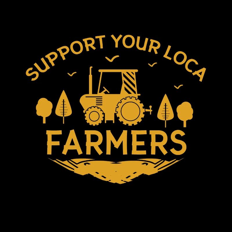 Supporting Local Farmers Farming Tractor
