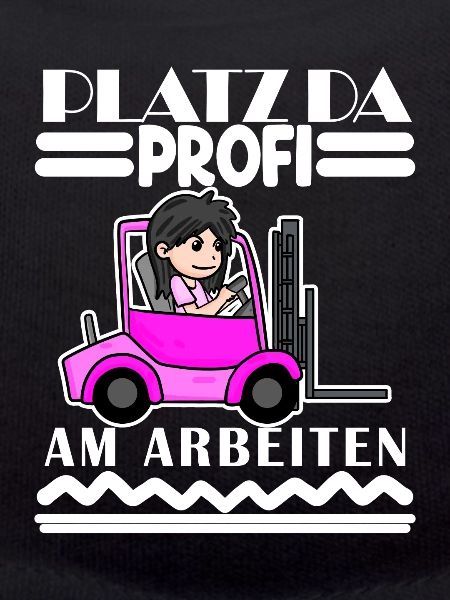 Staplerfahrerin Gabelstapler Lager Logistik Damen