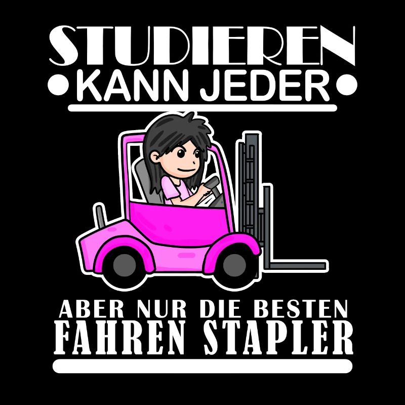 Staplerfahrerin Gabelstapler Lager Logistik Damen