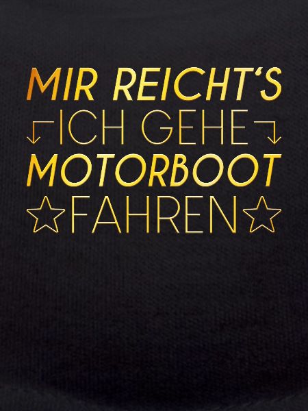 Motorboot Spruch
