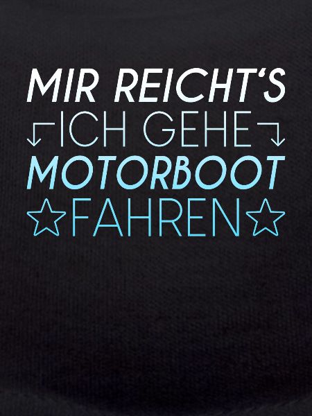 Motorboot Spruch