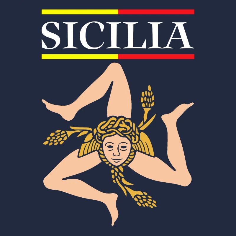 Sicily flag Sicily Palermo Italy