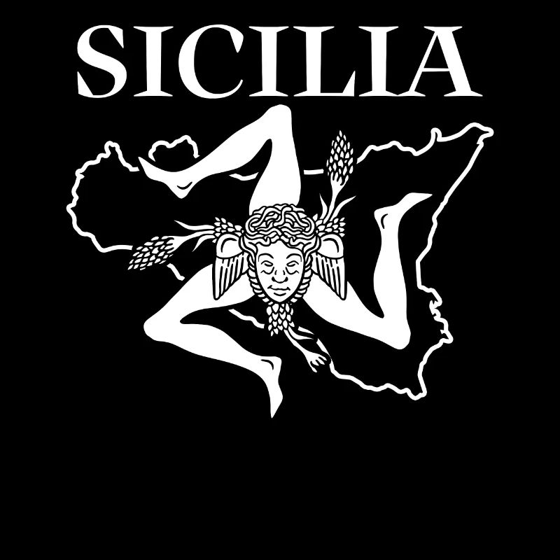 Sicily flag Sicily Palermo Italy