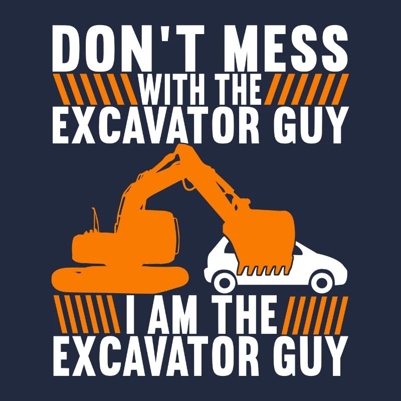 Baustelle Bagger Baggerfahrer