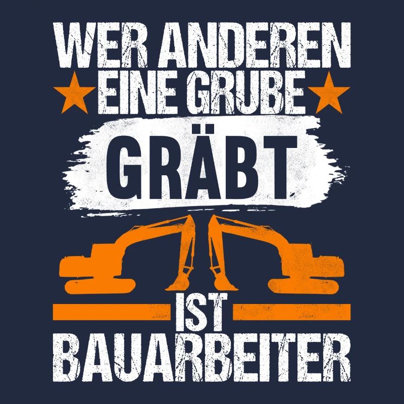 Baustelle Bagger Baggerfahrer