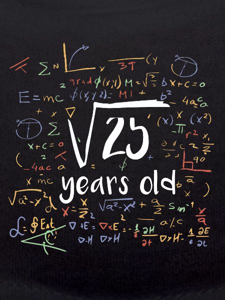 Square root 25 years