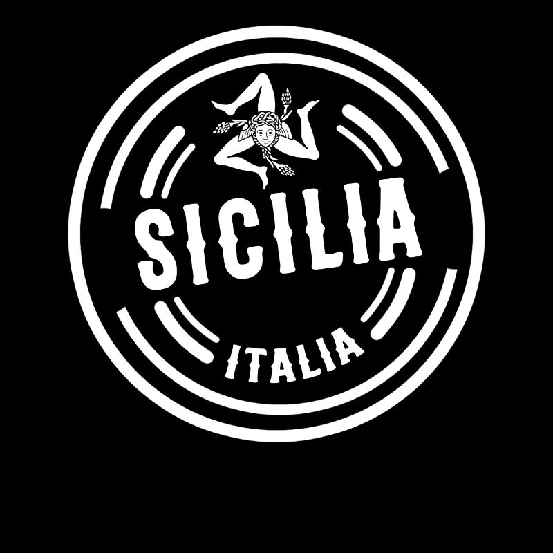 Drapeau de la Sicile Sicile Palerme Italie