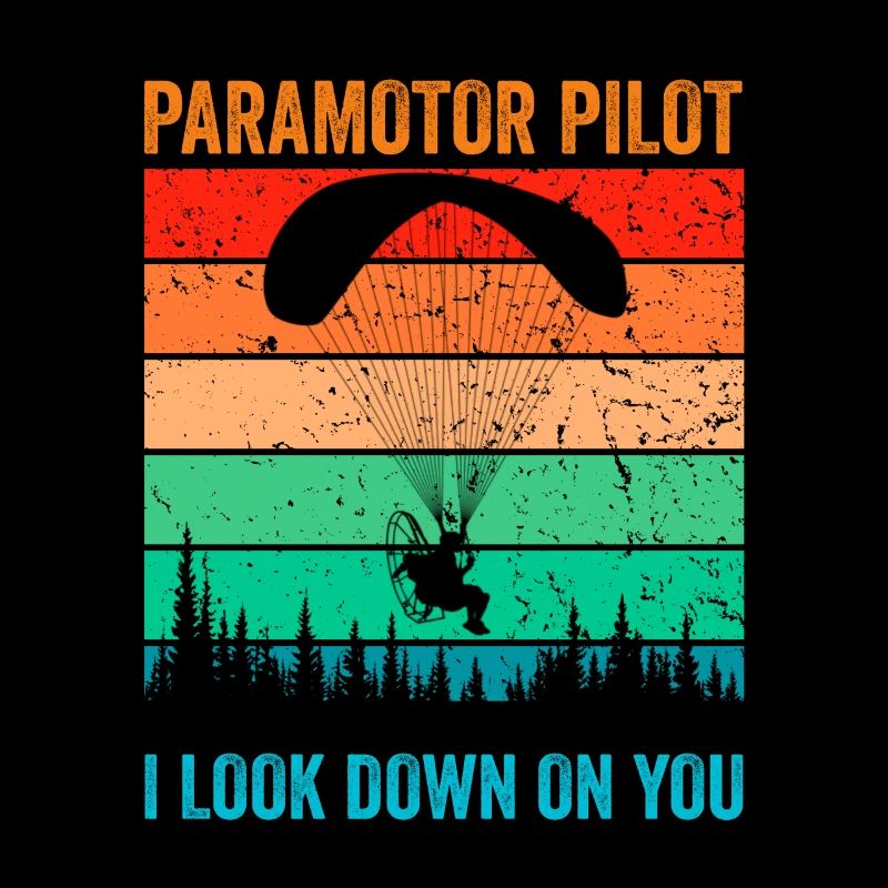 Paramotor I Look Down on you Vintage Paramotor
