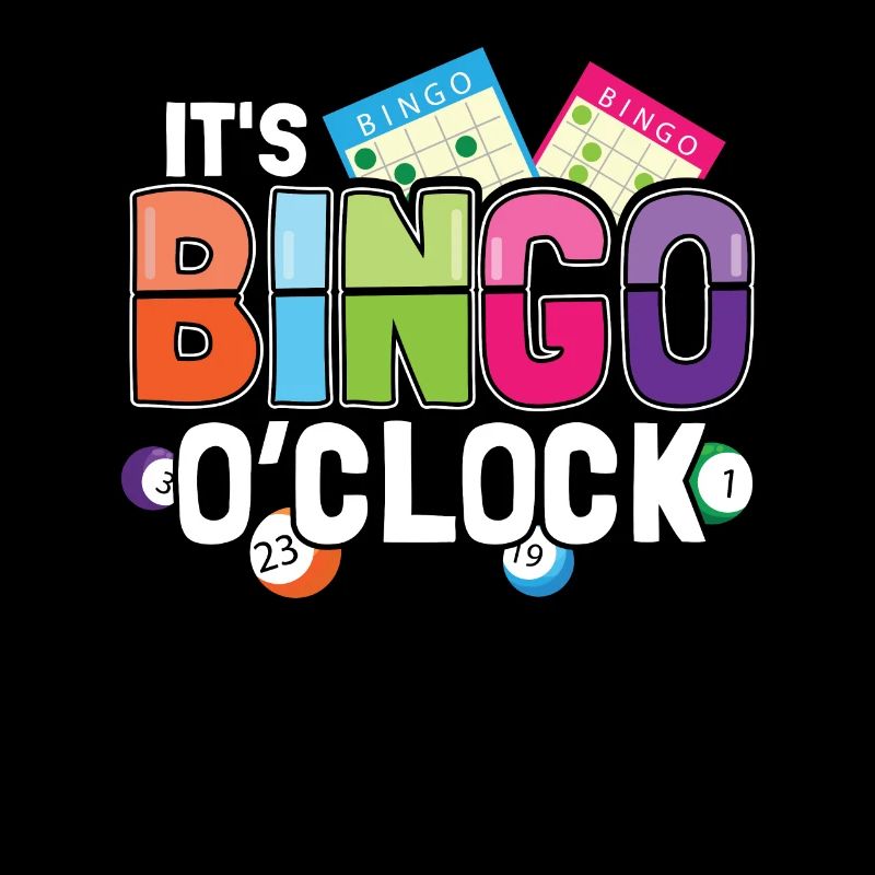 Bingo Caller It's Bingo O Clock Funny Bingo