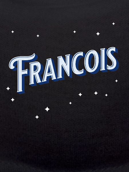 Francoi's name personalized