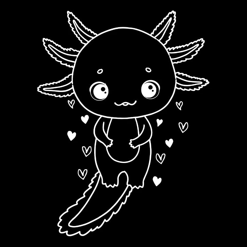 Axolotl Lover Kawaii Axolotl