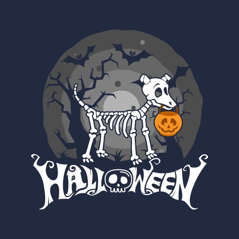 Halloween Hund süßes oder Saueres