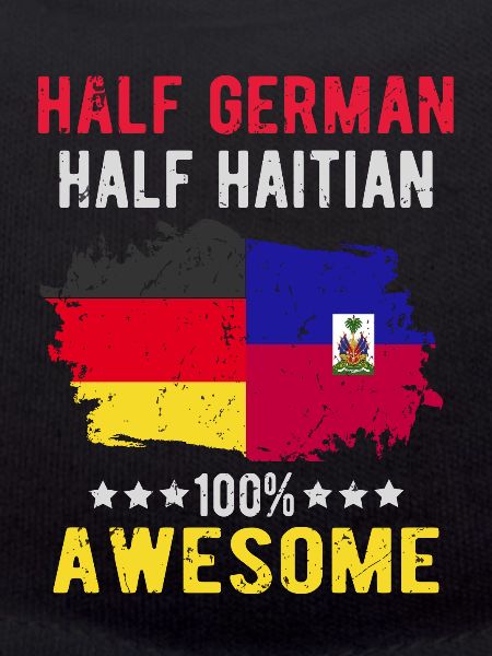 Half German Half Haitian