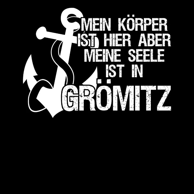 Grömitz Spruch mit Anker
