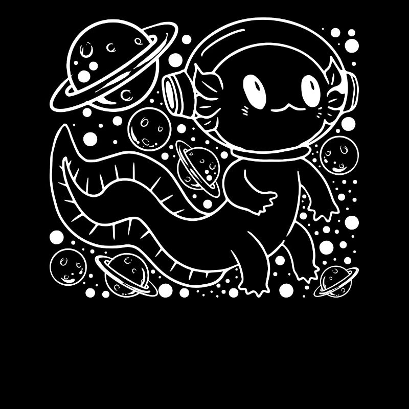 Axolotl Astronaut Axolotl Funny Axolotl Astronaut