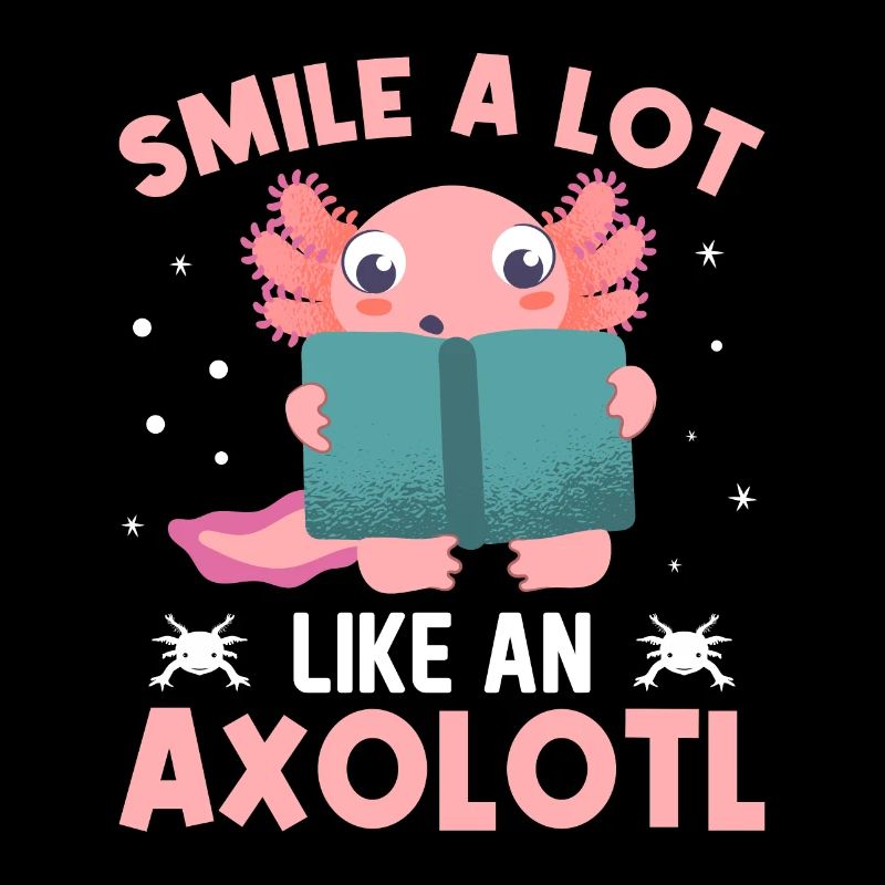 Doux sourire comme un axolotl