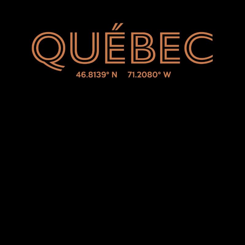 Coordonnées de la ville canadienne - Québec