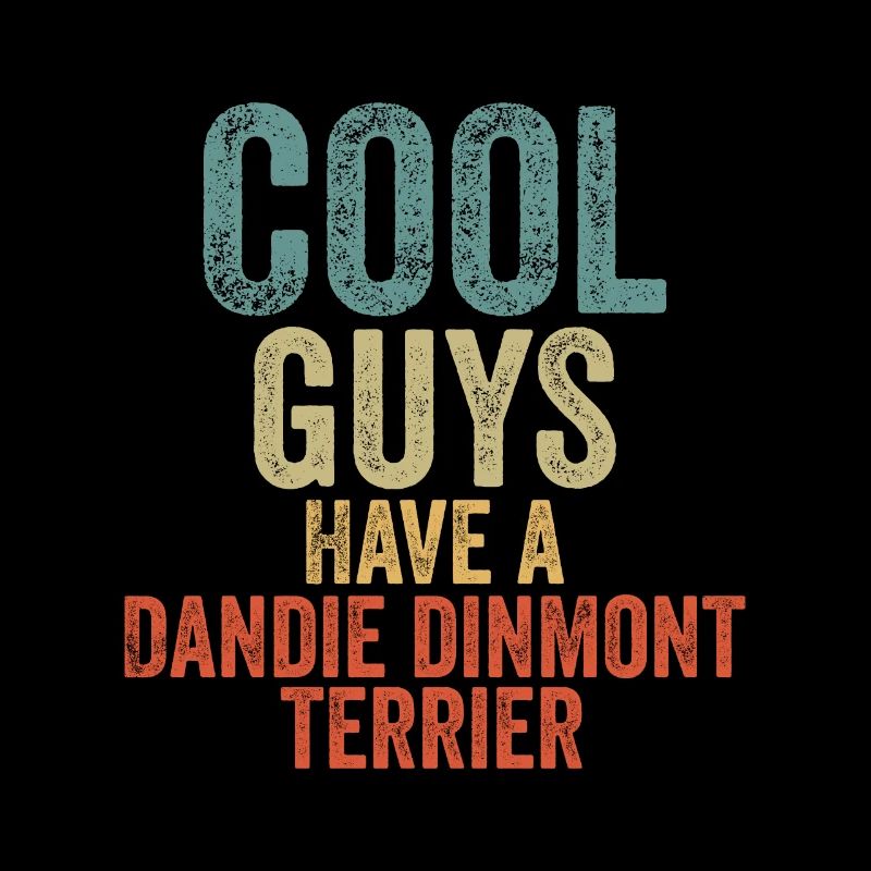 Les gars cool ont un dandie dinmont terrier