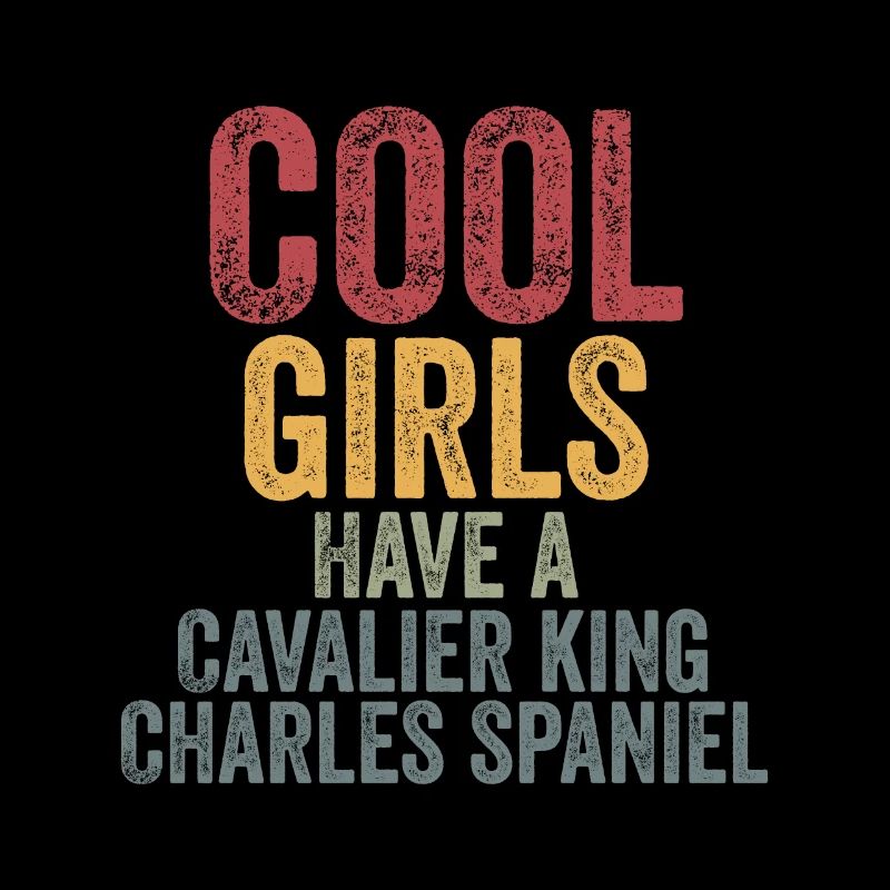 Les filles cool ont un épagneul cavalier king charles