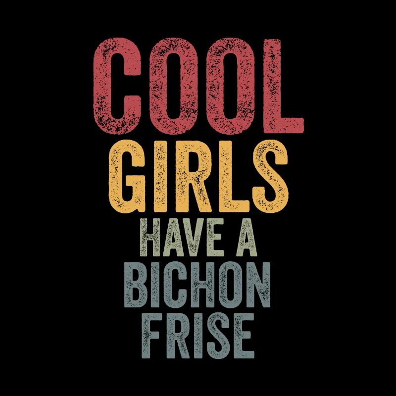 Les filles cool ont une frite de bichon