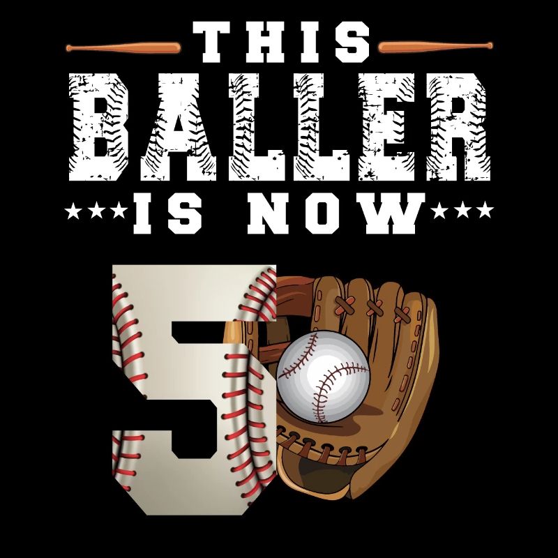 Ce Baller est maintenant 5 Baseball 5th Birthday