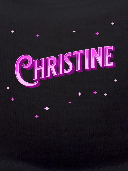Christine Name personalized