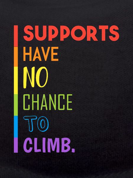 Supports cannot climb